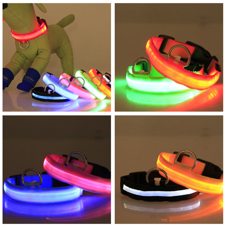 VOREL NightSafe LED Dog Collar